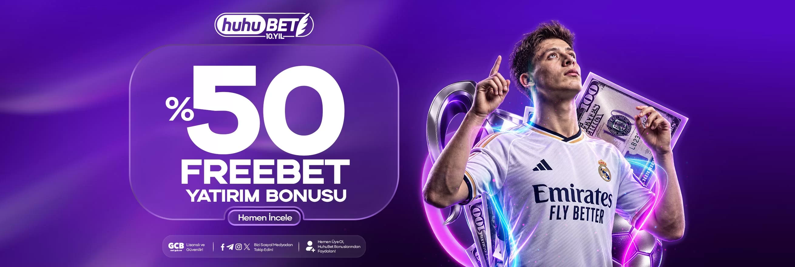 Freebet bonus bannerı