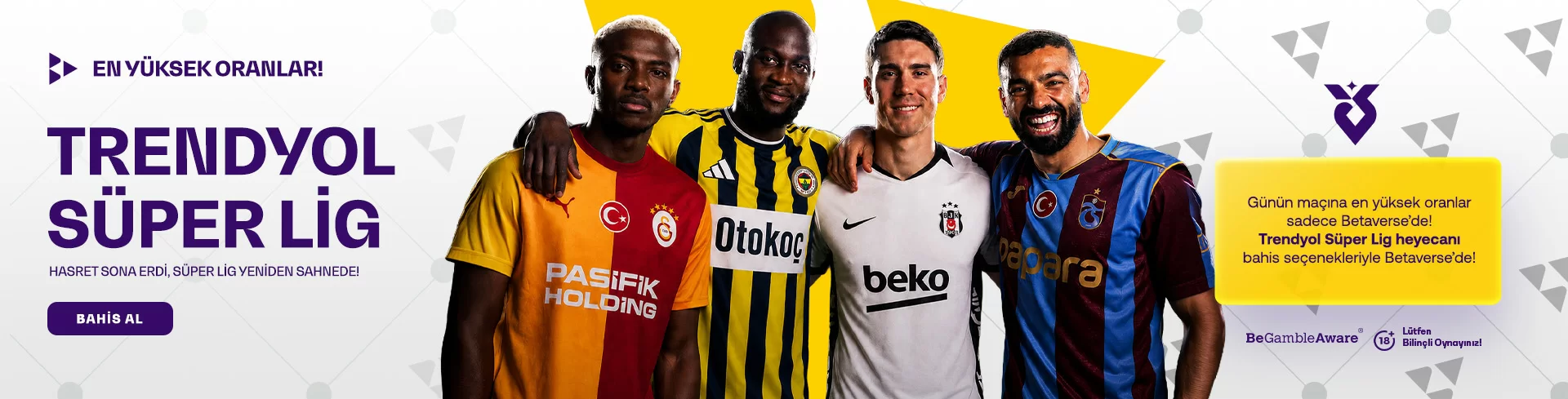 Trendyol Süper Lig kupon bannerı