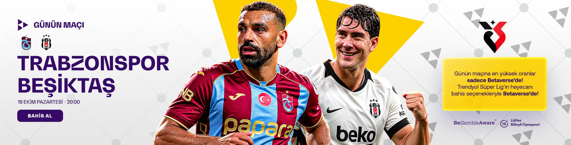 Trabzonspor – Beşiktaş maç bannerı