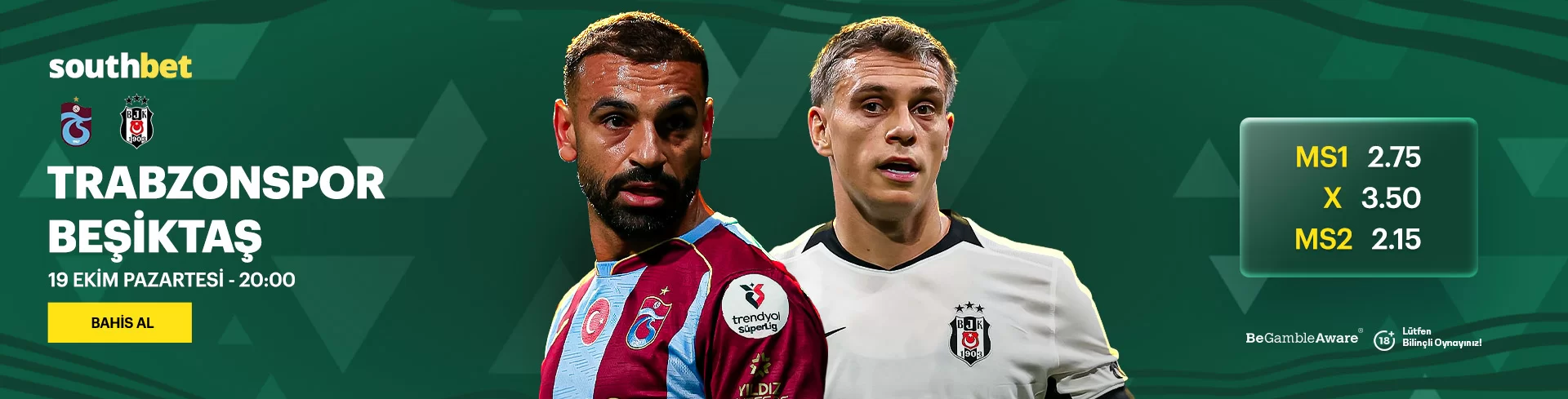 Trabzonspor – Beşiktaş kupon bannerı